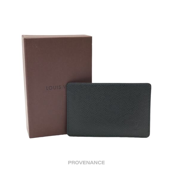 🔴 Louis Vuitton Card Holder Wallet - Taiga Epicea Leather - Picture 1 of 5